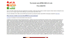 Desktop Screenshot of mfbs.com